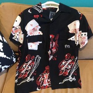Trashy Diva Fred Shirt Queen of Hearts Large